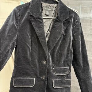 Calvin Klein Women's Velvet Blazer in Black